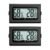 Digitales Thermometer Innen-Hygrometer, Mini-Hygrometer, Thermometer für Innenräume, Reptilien, digitales Hygrometer für Büro, Küche, LCD-Thermometer, Inkubator, Thermometer, Gewächshaus (2)