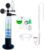 Q-Grow CO2-System Aquarium Komplettset – einfach und universell – inklusive transparentem Diffusor, Dauertest, Druckregler, 425 g CO2-Flasche, bis 1000 l