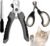 3-in-1-Klauenschere für Hunde und Katzen, Nagelknipser mit Nagelfeile, Krallenzange aus Edelstahl für Anfänger, Katzenkrallenschneider für die Krallenpflege von Haustieren