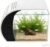 Tisch-Aquarium, komplettes Set, 19 l, Glasaquarium mit LED-Beleuchtung, Filter und Pumpe, ideal für Wohnzimmer, Büro, Schlafzimmer, 42,3 x 22,6 x 31,5 cm