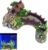 Aquarium-Dekoration, Höhlenaquarium, Aquarium-Dekoration, Brücke, malerische Brückenverzierung, Harz-Aquarium-Dekoration, Aquarium-Dekoration, Aquarium-Wasserpflanzen-Brücke
