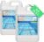 GlobaClean Algaecide for Pool – 2 x 5 L – Preventive Protection against Algae, Bacteria and Fungi – Algae Prevention for Clean Pool Water – (10 Litres)