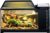 Aquarium-Set, Aquarium-Komplettset mit LED-Beleuchtung und Filtersystem, automatische Temperaturüberwachung mit leiser Pumpe für Wasser als Schreibtischzubehör