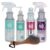 MagicBrush Pflegeset für Pferde | Reinigungslotion mit D-Panthenol, Kühlbalsam, Glanzspray, Huföl & Langhaarbürste | Pflege für Haut, Fell, Mähne und Hufe
