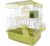 BPS Hamsterkäfig, Mini-Chalet-Haus für Hamster mit Futternapf, Tränke, Rad, Tunnel, Farbe wird zufällig ausgewählt, BPS-1382