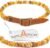 Hundehalskette aus Bernstein, verstellbares Bernsteinhalsband für Hunde und Katzen mit orangefarbenem Lederband, Hundehalsband, natürliches Halsband aus echtem Bernstein, Vierbeiner (55-60 cm)