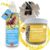 EMMA Huffett Pferde mit Lorbeeröl Pferd + Jet Care Pferd I Hufbalsam Pferde mit Pinsel auftragen I Schutz vor Jet Rot Horse Medium I Hufentferner für trockene Hufe Hufpflege 120 ml 500 ml