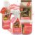 EMMA Horse Treats + Huffett Horses + Mähnenspray für Pferde + Pferdeshampoo Pink I Treats Horse Tail Spray für Pferde – Pferdezubehör – Pferdemädchen-Geschenk Horse Things 4-teilige Mähnenhufe