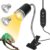 Reptilien-Wärmelampe, Schildkröten-Wärmelampe, Terrarium mit UVA-UVB-Lampe, 50 W, Timer, Schildkrötenlicht mit 360° drehbarer Klemmklemme, Sunplace-Lampe, Wärmeheizung für Schildkröte, Schlange, Chamäleon