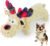 ROSAUI Weihnachts-Hundespielzeug, Quietschspielzeug für große, mittelgroße, kleine Hunde, Geschenke für Hunde, Kuscheltier, Rentier, Hunde