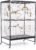 Montana Cages Casa 120 Vogelvoliere, Vogelkäfig XXL, ca. 120 x 81 x 180 cm Antik / Platin