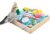 Vogelfutter-Spielzeugkiste, hölzerne Papageien-Schredder-Spielzeugkiste, Vogel-Kauspielzeug, Vogelkäfig-Zubehör, geeignet für kleine Vögel wie Wellensittiche, Nymphensittiche, Turteltauben und Sittiche