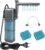 Aquariumfilter 9 W 800 L/H 1,1 m Aquarium-Innenfilter mit 2 Ersatzschwämmen, verstellbarer Aquariumfilter für kleines Aquarium 20–50 l, Aquarium-Filterpumpe, Schwammfilter für Aquarien mit
