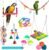 Vogelspielzeug für Vögel, 17er-Set, Wellensittichspielzeug, Vogelschaukel-Kauspielzeug, Vogelspielzeug für Wellensittiche, Aras, Nymphensittiche, Papageien, Sittiche, Finken (13er-Set)