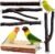 Vogelspielzeug, Sittich-Sitzstange, Wellensittich-Sitzstange, Holzständer, Gabelspielzeug, Sitzstange mit mehreren Zweigen, Plattformspielzeug für kleine Sittiche, Nymphensittiche, Papageien, Oz