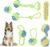 7 Stück Hundespielzeug, robustes, langlebiges, gedrehtes Seilspielzeug, Zerrspielzeug Hund für Welpen, kleine Hunde, mittelgroße Hunde, interaktives Kauspielzeug, 400 g