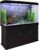 MonsterShop Aquarium-Starter-Komplettset mit Unterschrank, Kies und Hintergrund, 143,5 cm H x 120,5 cm B x 39 cm T