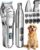 oneisall 4-in-1 Hundeschermaschine, dickes/dichtes Fell, leise, professionelle Schermaschine, Pfotenschneider, Nagelschleifer für kleine und große Hunde, Katzen, 4 Stunden Akku