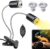 Schildkröten-Wärmelampe – Reptilien-Terrarium-Lampe mit 2 Reptilien-Heizlampen, UV-Wärmelampe Schildkröten-Wärmelampe mit Clip für Eidechsen, Schildkröten, Schlangen, Reptilien