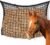 Heunetz für Pferde, groß 90 x 60 cm, Maschenweite 3 x 3 cm, Heunetz engmaschig für 4 kg Heu, Futtersack, Heunetz Pferd, Strohfutternetz für Pferde, Ponys, Ziegen, Tiere (schwarz)