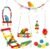 11 Stück Vogelspielzeug für Wellensittiche, Papageienspielzeug, Wellensittichspielzeug, Vogelspielzeug-Set, Vogelspielzeug, Wellensittiche für Sittiche, Liebesvögel