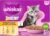 WHISKAS Junior Nassfutter Portionsbeutel Multipack, Geflügelauswahl in Gelee, 12 x 85 g