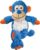KONG Cross Knots Monkey – innen geknotete Seile und minimale Füllung für weniger Schmutz – für kleine/mittelgroße Hunde