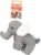 Flamingo Britta Elephant Grey Dog Toy – Ideal for Labrador, Beagle, French Bulldog and Jack Russell, Durable and Interactive