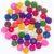 40 Stück Rattan-Kugeln, Vogelspielzeug, Ball aus Weidengeflecht, Rattan-Ball, Beiß-Kauspielzeug, Vogel-Kauspielzeug, bunte Rattan-Kugeln, Papageienspielzeug zum Selbermachen für Papageien, Vogelspielzeug, DIY-Handwerk, Blumendekoration