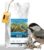 Futterbauer 10 kg gestreifte Sonnenblumenkerne für Vögel, 100 % natürlich, nahrhafte Energiequelle für Wildvögel, frisch und nährstoffreich, ideal für Vogelfutterstationen, Ernte 2025