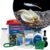 Triops and Fairy Crabs Prehistoric Crabs Complete Set, 6 Litres, Plastic Aquarium, Eggs, Air Pump, Filter, Landing Net, Breeding Approach, Food and Instructions (English language not