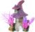Rosewood Blue Ribbon 911791 Leprechaun-Haus mit violettem Dach, Aquarium und Aquarium-Ornament