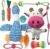 SUNFATT Hundespielzeug für kleine Hunde, 10 Stück, Welpenspielzeug für kleine Hunde, Quietschspielzeug und Kauspielzeug, Hundespielzeug-Set, waschbar, natürliche Baumwolle und ungiftig